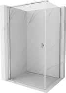 Mexen Mist-B Duschkabine zum Schwenken 90 x 80 cm, transparent, Chrom - 8A2T-090-080-01-00