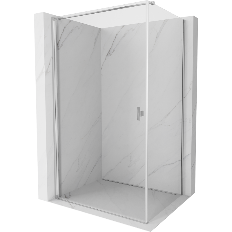 Mexen Mist-B Duschkabine Schwingtür 80 x 95 cm, transparent, chrom - 8A2T-080-095-01-00