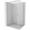 Mexen Mist-B Duschkabine, schwenkbar 100 x 110 cm, transparent, Chrom - 8A2T-100-110-01-00
