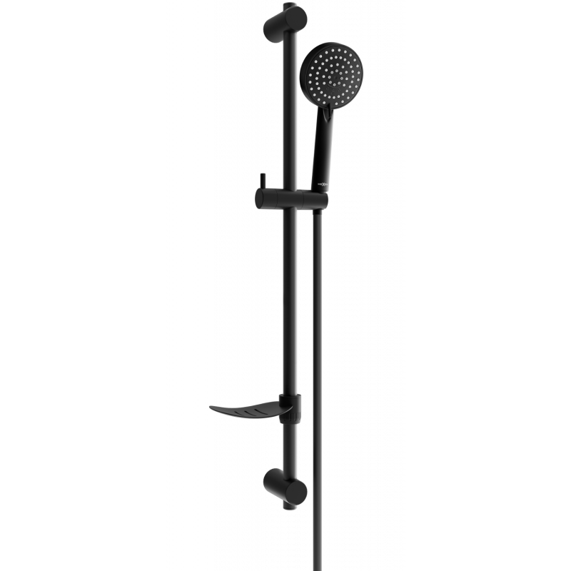 Mexen DF75 verstellbares schwarzes Duschset - 785754582-70