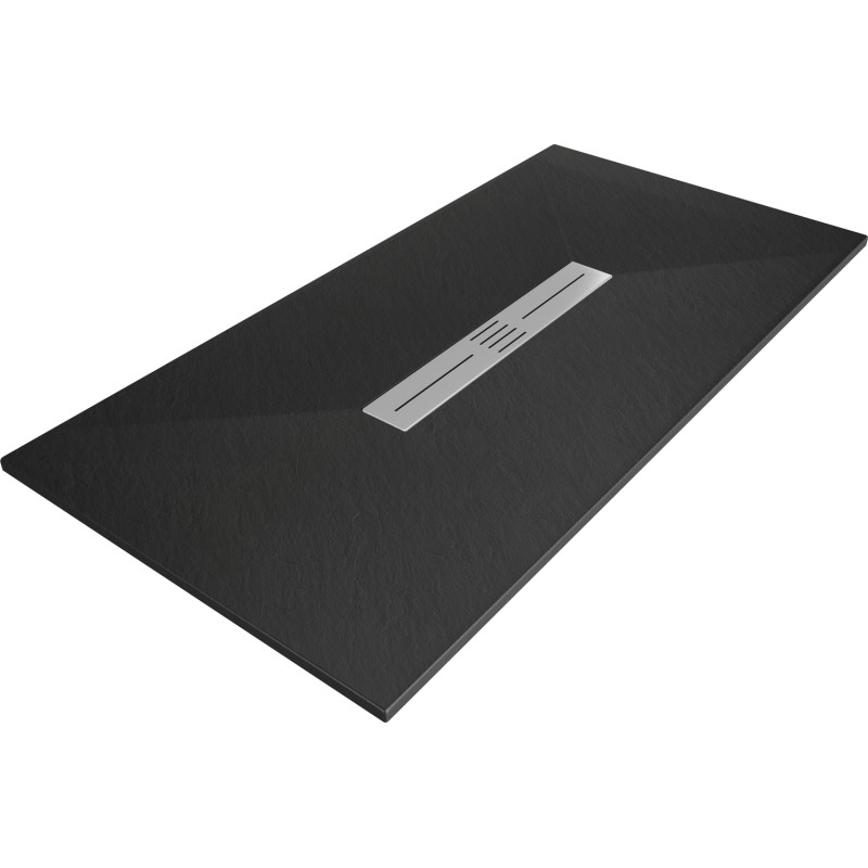 Mexen Toro rechteckige Duschwanne SMC 160 x 70 cm, schwarz - 43707016