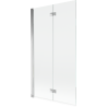 Mexen Mist Duschwand 2-flügelig links 100 x 150 cm, transparent, Chrom - 8A9-100-002-01-00-L