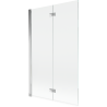 Mexen Mist 2-flügelige Duschwand links 110 x 150 cm, transparent, Chrom - 8A9-110-002-01-00-L