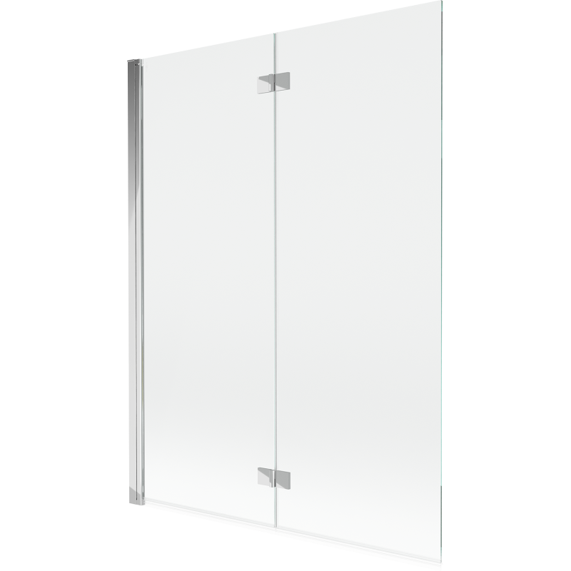 Mexen Mist Duschwand 2-flügelig links 130 x 150 cm, transparent, Chrom - 8A9-130-002-01-00-L