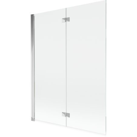 Mexen Mist Duschwand 2-flügelig links 130 x 150 cm, transparent, Chrom - 8A9-130-002-01-00-L