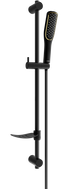 Mexen DF49 verschiebbares Duschset, schwarz - 785494582-75