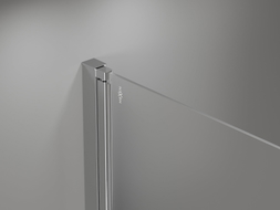 Mexen Mist Duschtür 2-flügelig rechts 80 x 150 cm, transparent, Chrom - 8A9-080-002-01-00-P