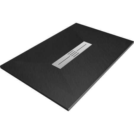 Mexen Toro rechteckige Duschwanne SMC 110 x 80 cm, schwarz - 43708011