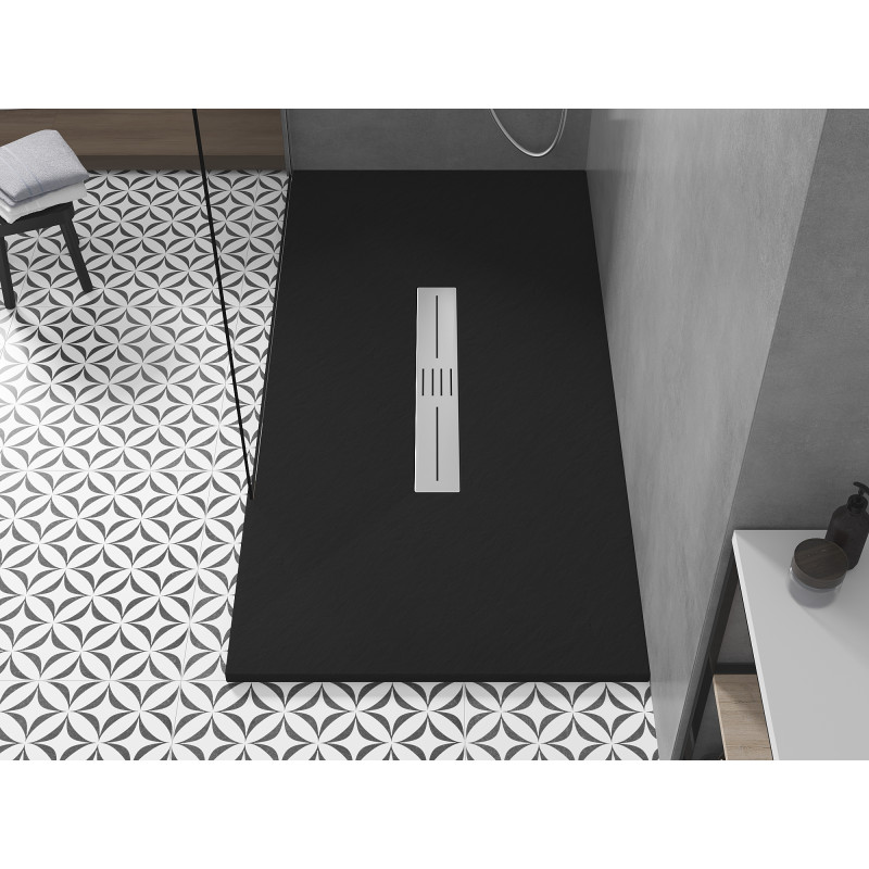 Mexen Toro Rechteck-Duschwanne SMC 180 x 80 cm, schwarz - 43708018