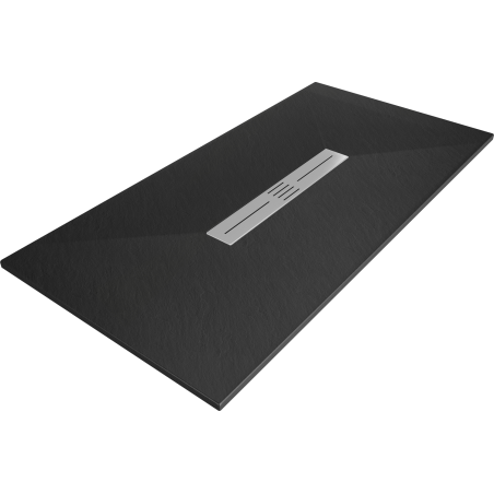 Mexen Toro rechteckige Duschwanne SMC 200 x 80 cm, schwarz - 43708020