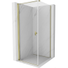 Mexen Mist-B Duschtür Kabine 85 x 85 cm, transparent, gold - 8A2T-085-085-50-00