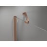Mexen Mist Duschkabine Halbrund Schwingtür 70 x 70 cm, transparent, gebürstetes Kupfer - 8A33-070-070-65-00