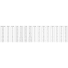 Mexen Mist-F Duo faltbare Duschkabine links 100 x 80 cm, transparent, schwarz - 8A6-100L-080P-70-00
