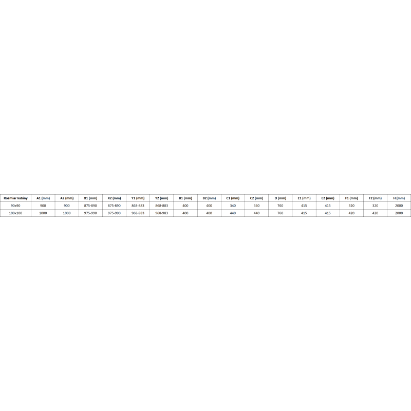 Mexen Mist L Duschkabine halbrund klappbar 90 x 90 cm, transparent, gebürstetes Kupfer - 8A33L-090-090-65-00