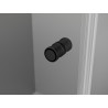 Mexen Mist-F Duo faltbare Duschkabine links 95 x 85 cm, transparent, schwarz - 8A6-095L-085P-70-00