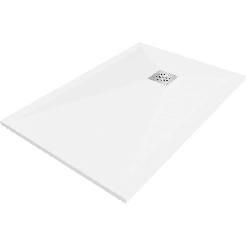 Mexen Stone+ rechteckige Verbund-Duschwanne 140 x 70 cm, weiß - 44107014