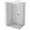 Mexen Mist-B Duo Duschkabine, schwenkbar 85 x 70 cm, transparent, Chrom - 8A2-085-070-01-00