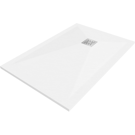 Mexen Stone+ rechteckige Komposit-Duschwanne 110 x 80 cm, weiß - 44108011