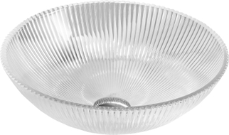 Mexen Zuri Glas Aufsatzwaschbecken 39 x 39 cm, transparent - 24193900