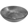 Mexen Zuri Glaswaschbecken Aufsatzwaschbecken 39 x 39 cm, schwarz - 24193970