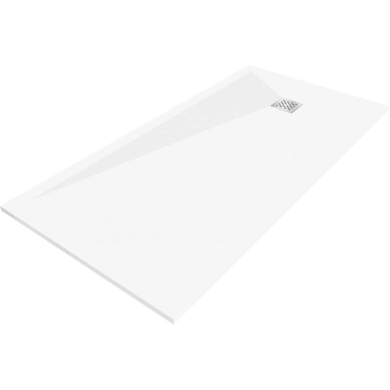 Mexen Stone+ Rechteckige Duschwanne aus Verbundwerkstoff 160 x 80 cm, weiß - 44108016
