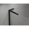 Mexen Mist L Fünfeck-Duschkabine mit Türöffnung links 100 x 100 cm, schwarzer Rahmen, schwarz - 8A8L-100-100-70-70-L