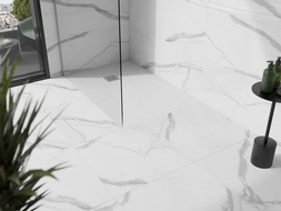 Mexen Stone+ Rechteckige Duschwanne aus Verbundwerkstoff 100 x 90 cm, Weiß - 44109010
