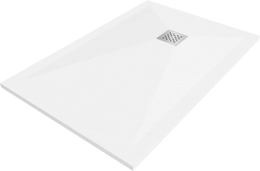 Mexen Stone+ Rechteckige Duschwanne aus Verbundwerkstoff 100 x 90 cm, Weiß - 44109010