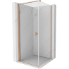 Mexen Mist-B Duschkabine aufklappbar 85 x 85 cm, transparent, gebürstetes Kupfer - 8A2T-085-085-65-00