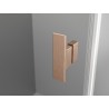 Mexen Mist-B  Duschtür 75 x 90 cm, transparent, gebürstetes Kupfer - 8A2T-075-090-65-00