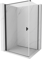 Mexen Mist-B Duschkabine klappbar 95 x 100 cm, transparent, schwarz - 8A2T-095-100-70-00