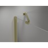 Mexen Mist Duschkabine halbrund schwenkbar 90 x 90 cm, transparent, gold - 8A32-090-090-50-00