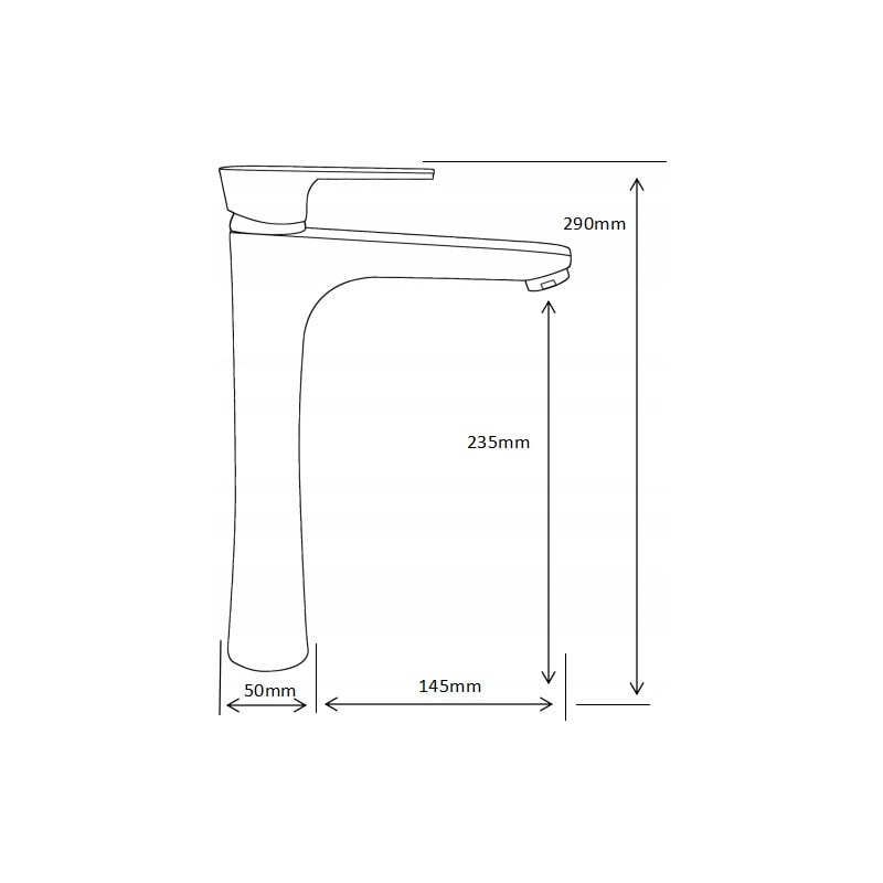 Mexen Axel DB62 Badewannen-Set, Chrom - 73813DB62-00