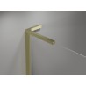 Mexen Mist L halbrunde Duschkabine schwenkbar 80 x 80 cm, transparent, gold - 8A32L-080-080-50-00