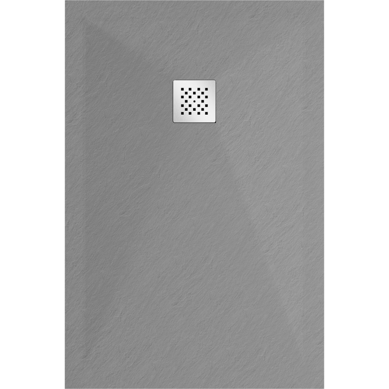 Mexen Stone+ rechteckige Verbund-Duschwanne 110 x 70 cm, grau-beton - 44617011