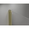 Mexen Mist halbrunde Duschkabine schwenkbar 90 x 90 cm, transparent, gold - 8A31-090-090-50-00