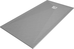 Mexen Stone+ rechteckige Verbundduschwanne 180 x 70 cm, grau-beton - 44617018