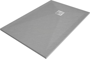 Mexen Stone+ rechteckige Duschwanne 90 x 80 cm, grau-beton - 44618090