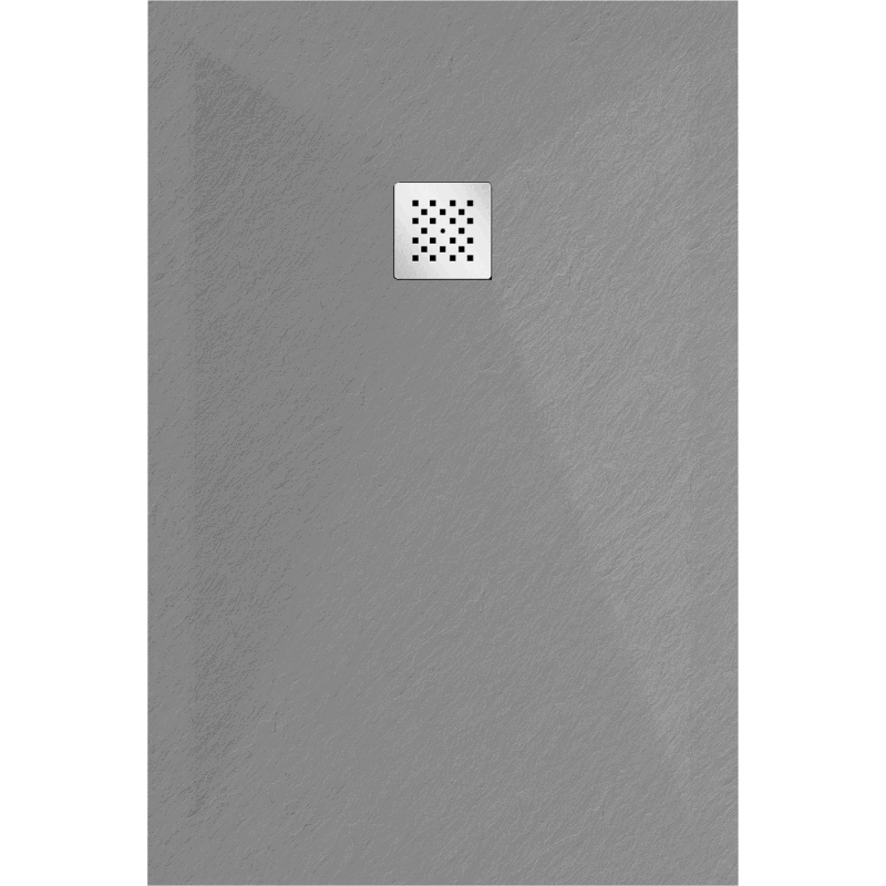 Mexen Stone+ rechteckige Verbund-Duschwanne 130 x 80 cm, grau-beton - 44618013