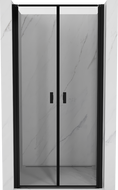 Mexen Mist Duschschwenktür 95 cm, schwarzer Rahmen, Schwarz - 8A7-095-000-70-70