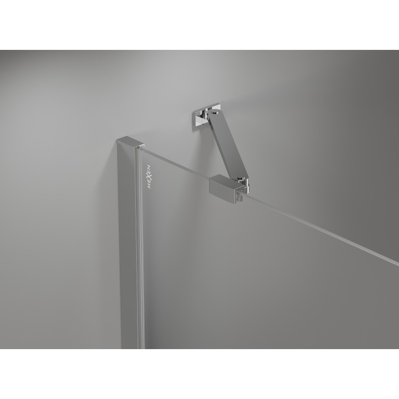 Mexen Mist-B Duschdrehüren 115 cm, transparent, Chrom - 8A2-115-001-01-00