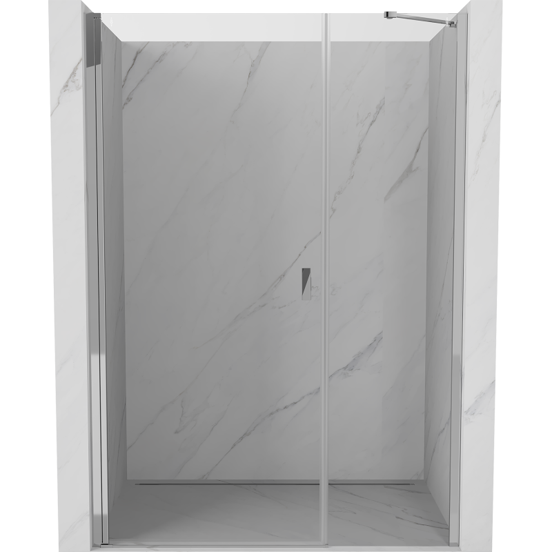 Mexen Mist-B Duschdrehüren 115 cm, transparent, Chrom - 8A2-115-001-01-00