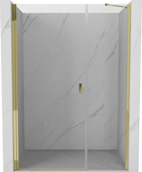 Mexen Mist-B Duschpendeltür 105 cm, transparent, gold - 8A2-105-001-50-00