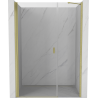 Mexen Mist-B Duschschwenktür 120 cm, transparent, gold gebürstet - 8A2-120-001-55-00