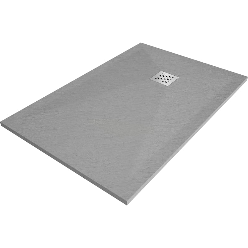 Mexen Stone+ Rechteckige Verbund-Duschwanne 140 x 90 cm, grau-beton - 44619014