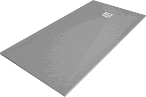 Mexen Stone+ rechteckige Komposit-Duschwanne 180 x 90 cm, grau-beton - 44619018
