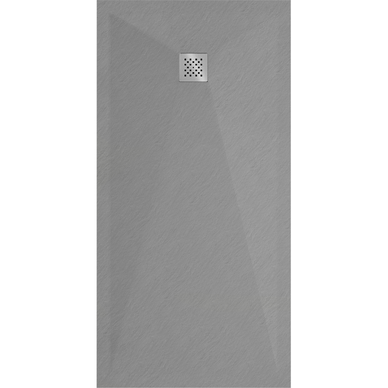 Mexen Stone+ rechteckige Duschwanne aus Verbundstoff 200 x 90 cm, grau-beton - 44619020