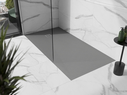 Mexen Stone+ rechteckige Komposit-Duschwanne 200 x 100 cm, grau-beton - 44611020
