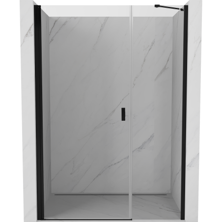 Mexen Mist-B Duschdrehtür 105 cm, transparent, schwarz - 8A2-105-001-70-00