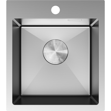 Mexen Solix Edelstahlspüle 1-Becken 400 x 450 mm, Inox - 6401401000-01